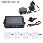 Risingon 12V 22mm Car Parking Sensor Kit Universal 4 Sensors Buzzer Reverse Backup Radar Sound Alert Indicator Probe System - Lacatang Shop