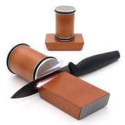 Rolling Knife Sharpener Tool - Roller Edge Countertop Knife Sharpener