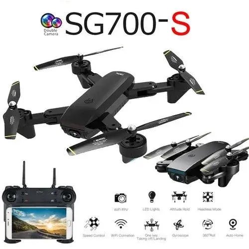 SG700 - S Drone 2.4Ghz 4CH Wide - angle WiFi 1080P Optical Flow Dual - Lacatang Shop