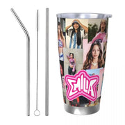 Singer Emilia Mernes 20oz Stainless Steel Insulated Thermal Coffee Car Cup Cold Hot Mugs Vacuum Flask - Lacatang Shop