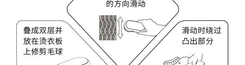 Small Antistatic Cloth Burr Removing Ball 2 - in - 1 Portable - Lacatang Shop