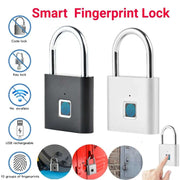 Smart Biometric Fingerprint Padlock - Waterproof & USB Rechargeable - Lacatang Shop