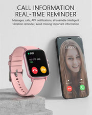 Smart Fitness Tracker Watch - IP68 Waterproof, Heart Rate, Sports Modes - Lacatang Shop