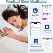 Smart Health Tracker Ring - Waterproof Fitness Monitor - Lacatang Shop