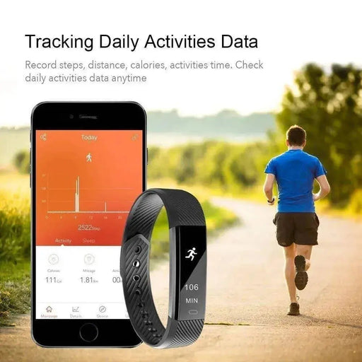 SmartFit Slim Activity Tracker And Monitor Smart Watch With FREE Extra - Lacatang Shop