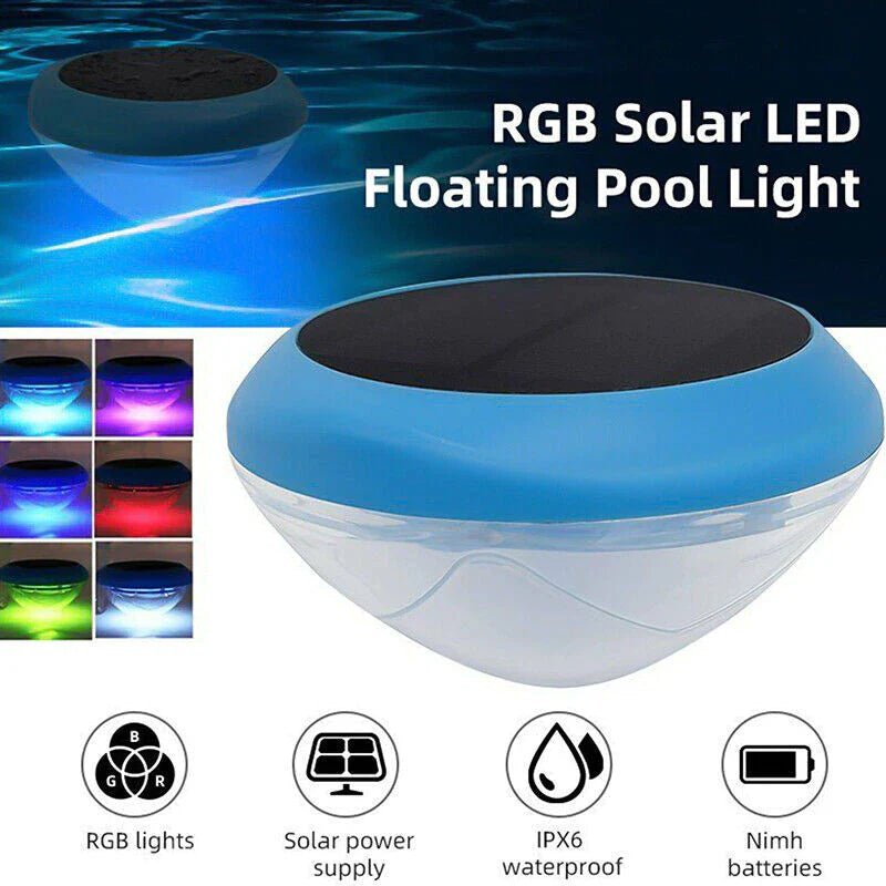 Solar LED RGB Floating Lights for Pools & Gardens - Lacatang Shop