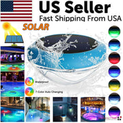 Solar LED RGB Floating Lights for Pools & Gardens
