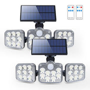 Solar Outdoor Lights 138 LED 3 - Head Adjustable - Lacatang Shop