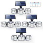 Solar Outdoor Lights 138 LED 3 - Head Adjustable - Lacatang Shop