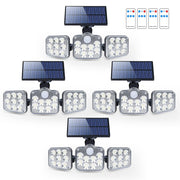 Solar Outdoor Lights 138 LED 3 - Head Adjustable - Lacatang Shop