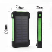 Solar Power Bank 500000Mah Free Shipping Fast Charging External Battery Outdoor Portable Compass Phone Charger For - Xiaomi - Iphone - Lacatang Shop