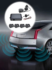 Sound Alarm Indicator 12V Reverse Backup Radar Sound Alert Car Reverse Backup Rear Radar System Sound Alarm Safety Kit - Lacatang Shop