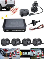 Sound Alarm Indicator 12V Reverse Backup Radar Sound Alert Car Reverse Backup Rear Radar System Sound Alarm Safety Kit - Lacatang Shop