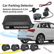 Sound Alarm Indicator 12V Reverse Backup Radar Sound Alert Car Reverse Backup Rear Radar System Sound Alarm Safety Kit - Lacatang Shop
