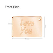 Stainless Steel Customized Letter Envelope Necklace Locket Jewelry Secret Love Note Pendant Engraved Note Photo for Women - Lacatang Shop