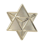 Star Merkaba / Tetrahedron – Gold Enamel Pin