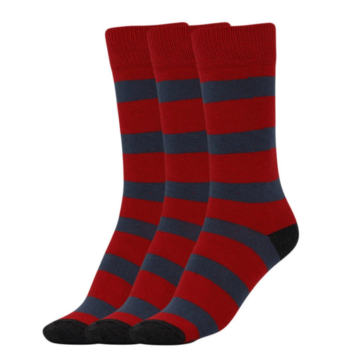 Striped Soft Socks Trio - Lacatang Shop