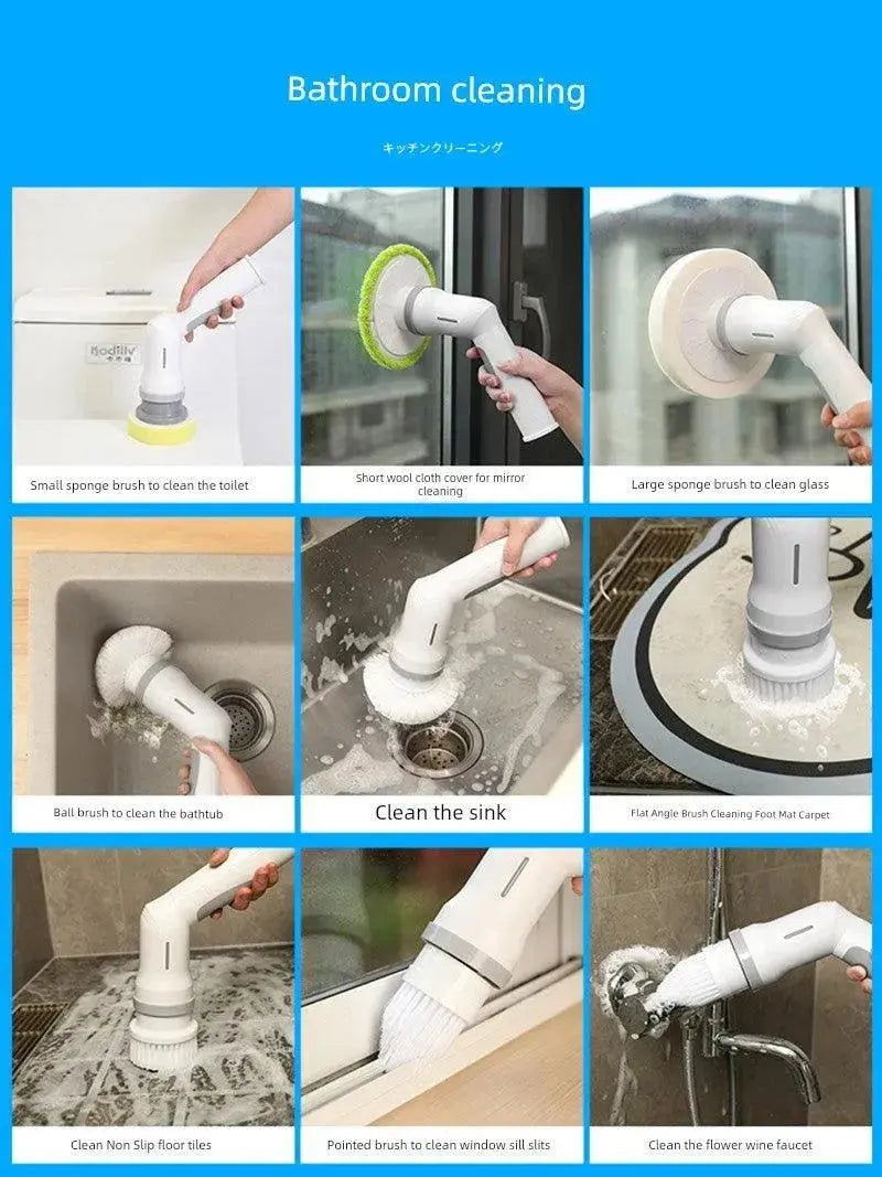 Sujintang Bathroom High - Power Handheld Electric Cleaning Brush - Lacatang Shop