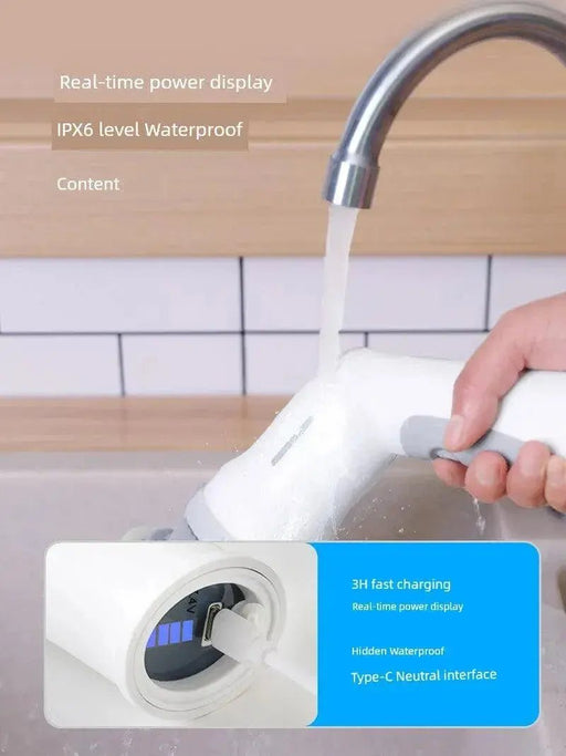 Sujintang Bathroom High - Power Handheld Electric Cleaning Brush - Lacatang Shop