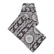 Summer Palazzo Pants with Pockets for Women Drawstring High Waisted Wide Leg Bohemian Elephant Printed Lounge Trousers - Lacatang Shop