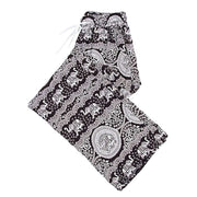 Summer Palazzo Pants with Pockets for Women Drawstring High Waisted Wide Leg Bohemian Elephant Printed Lounge Trousers - Lacatang Shop