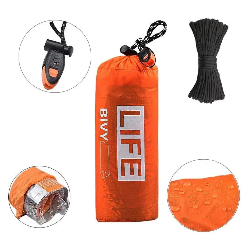 Survival Tube Emergency Tent With Whistle - Lacatang Shop