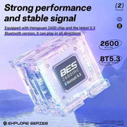 T8 Tes Bluetooth Earbuds with LED Digital Display Hifi Enc Bt 5.3 Wireless In - Ear Earphones for Xiaomi Huawei Iphone Headphone - Lacatang Shop