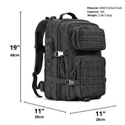 Tactical 45L Molle Rucksack Backpack - Lacatang Shop