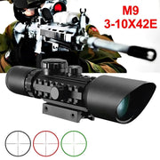 Tactical Red Green Dot Scope Optics Reflex Sight Riflescope Hunting 3 - 10x42E Outdoor Hunting Bird Watching Airgun Accessories - Lacatang Shop