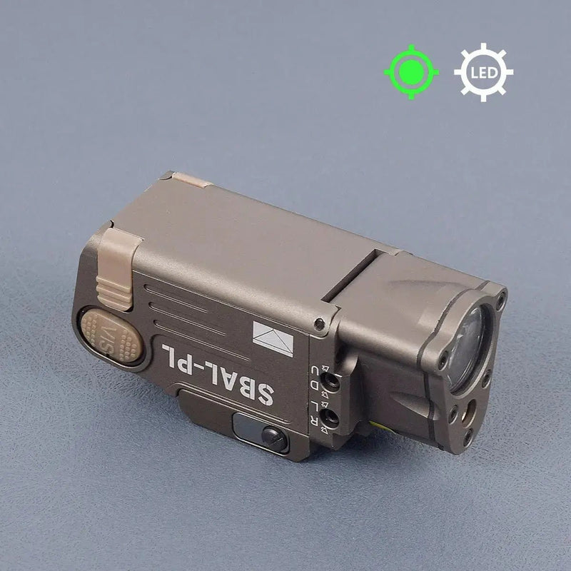 Tactical SBAL - PL White Light Strobe Flashlight Constant Red Dot Sight Weapon Gun Glock 17 18C Hanging Scout LED Light 20mm Rail - Lacatang Shop