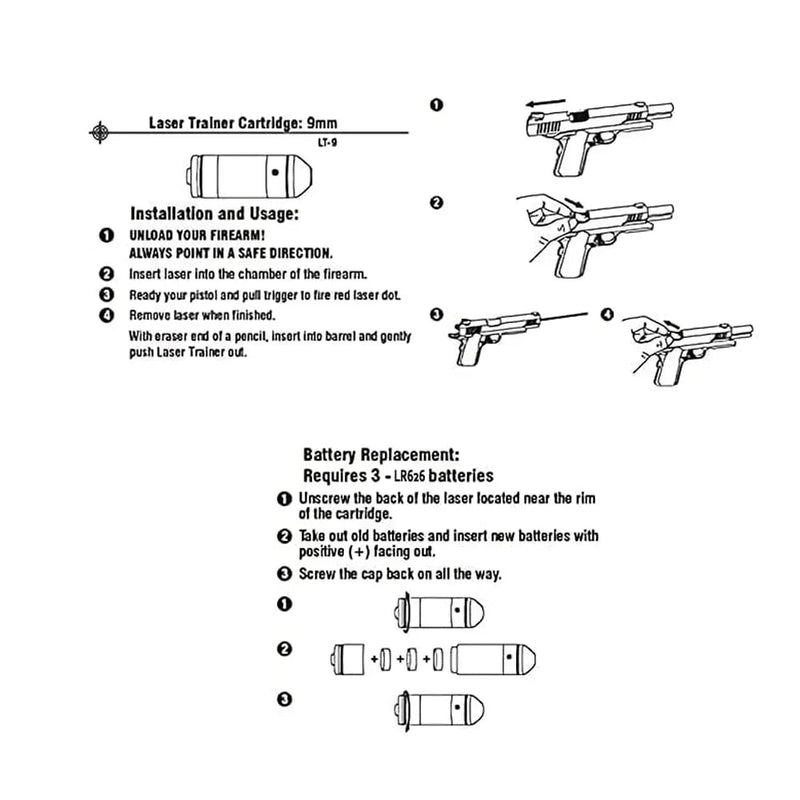 Tactical Training Laser G - Sight for 7.62x39, 9mm, .40 Cal, and More - Lacatang Shop