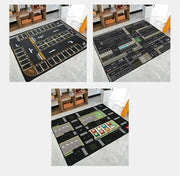 Thickened Cartoon Crawling Carpet for Kids - Drop - Resistant Play Mat for Reading and Parking Area - Lacatang Shop