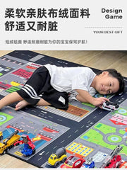 Thickened Cartoon Crawling Carpet for Kids - Drop - Resistant Play Mat for Reading and Parking Area - Lacatang Shop