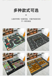Thickened Cartoon Crawling Carpet for Kids - Drop - Resistant Play Mat for Reading and Parking Area - Lacatang Shop