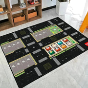 Thickened Cartoon Crawling Carpet for Kids - Drop - Resistant Play Mat for Reading and Parking Area - Lacatang Shop