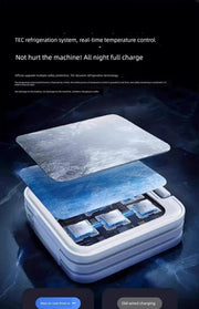 Three - in - One Magnetic Foldable Fast Charging Base Bracket Apple - Lacatang Shop