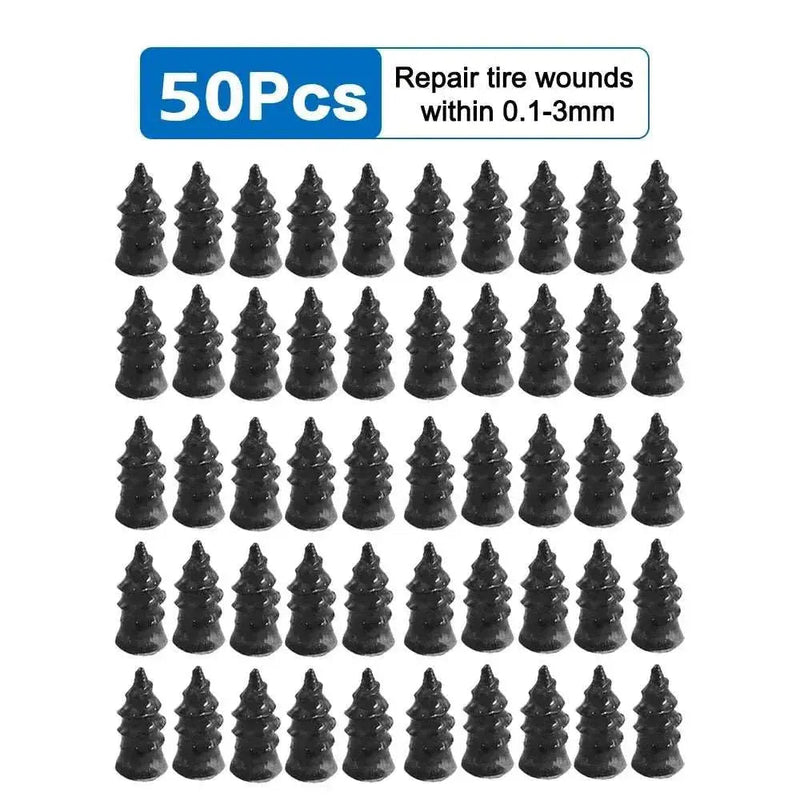 Tire Puncture Repair Nails for Car Motorcycle Scooter Bike Vacuum Tyre Repairing Rubber Metal Nail Set Car Tire Accessories - Lacatang Shop