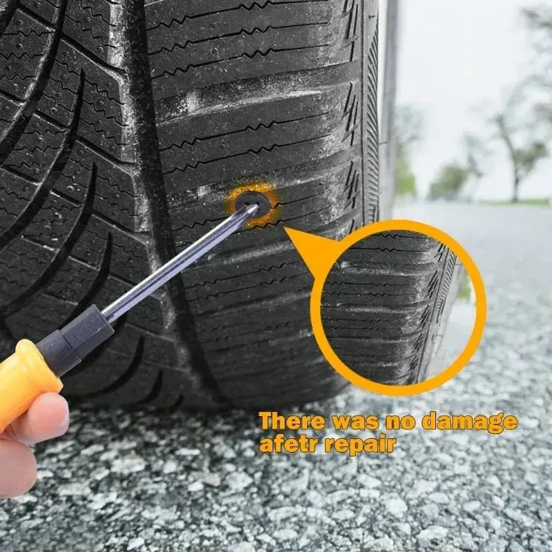 Tire Repair Nail Kit for Cars, Motorcycles, Scooters, and Bikes - Rubber and Metal Sealant Tools for Quick Puncture Fixes - Lacatang Shop