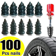 Tire Repair Nail Set for Cars, Motorcycles, and Bikes - Durable Rubber and Metal Tools for Quick Puncture Fixing - Lacatang Shop