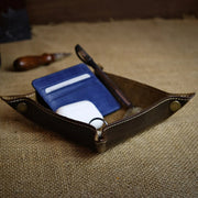 Trevi - Genuine Leather Catchall Tray, Desk Organizer - Lacatang Shop