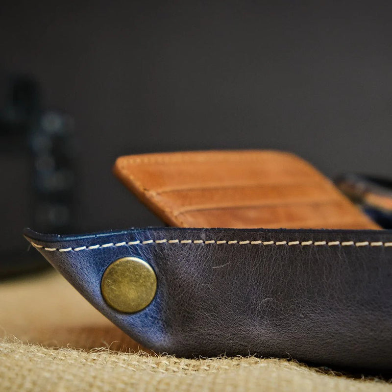 Trevi - Genuine Leather Catchall Tray, Desk Organizer - Lacatang Shop