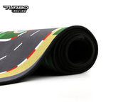 Turbo Racing 1.6m x 0.9m Portable PVC Race Track Mat for Mini RC Cars - Accessory for Table Racing 1/76, 1/64, 1/58 - Lacatang Shop