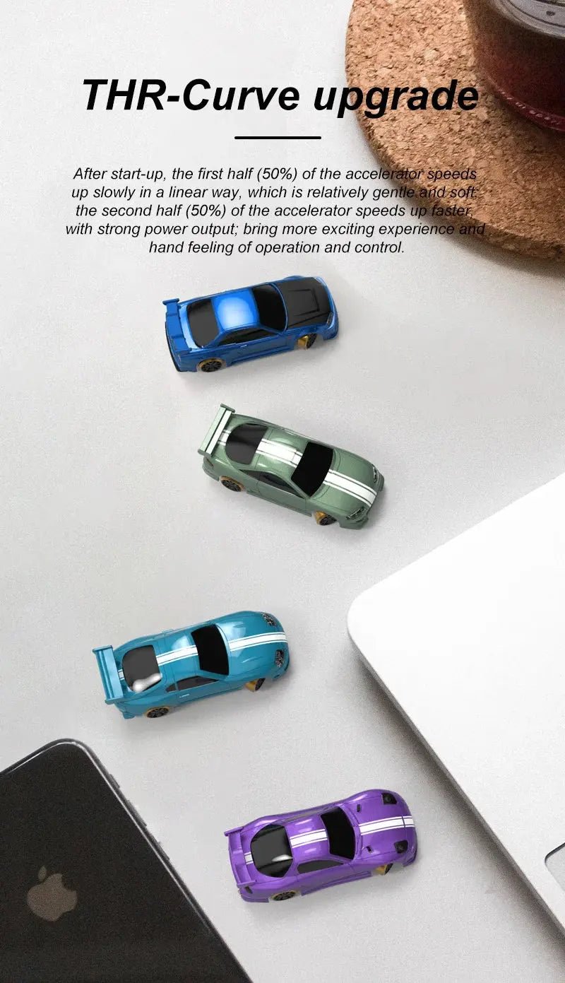 Turbo Racing 1:76 C61 C62 C63 C64 Drift Remote Control Car Upgraded Version With Gyro Full Proportional Remote Control RTR Kit - Lacatang Shop