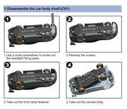 Turbo Racing 1:76 C61 C62 C63 C64 Drift Remote Control Car Upgraded Version With Gyro Full Proportional Remote Control RTR Kit - Lacatang Shop