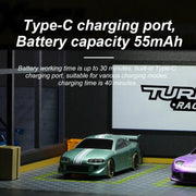 Turbo Racing 1:76 C61 C62 C63 C64 Drift Remote Control Car Upgraded Version With Gyro Full Proportional Remote Control RTR Kit - Lacatang Shop