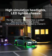 Turbo Racing 1:76 C61 C62 C63 C64 Drift Remote Control Car Upgraded Version With Gyro Full Proportional Remote Control RTR Kit - Lacatang Shop