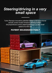 Turbo Racing 1:76 C61 C62 C63 C64 Drift Remote Control Car Upgraded Version With Gyro Full Proportional Remote Control RTR Kit - Lacatang Shop