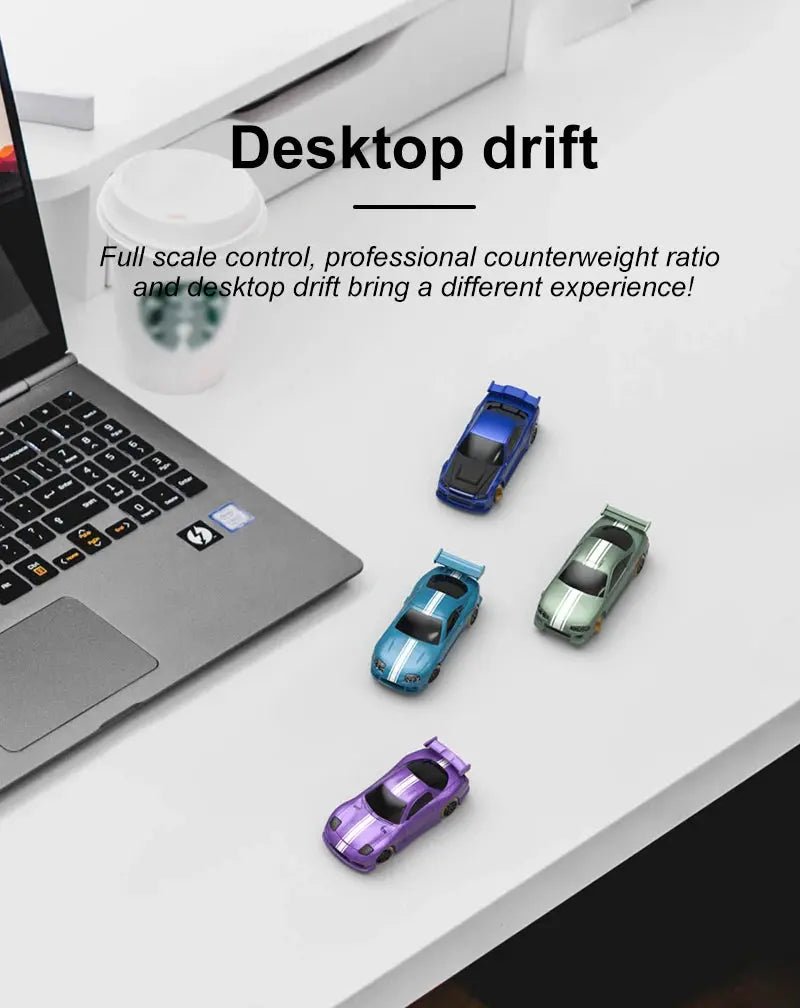 Turbo Racing 1:76 C61 C62 C63 C64 Drift Remote Control Car Upgraded Version With Gyro Full Proportional Remote Control RTR Kit - Lacatang Shop