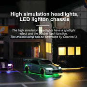 Turbo Racing 1:76 C61 C62 C63 C64 Drift Remote Control Car Upgraded Version With Gyro Full Proportional Remote Control RTR Kit - Lacatang Shop