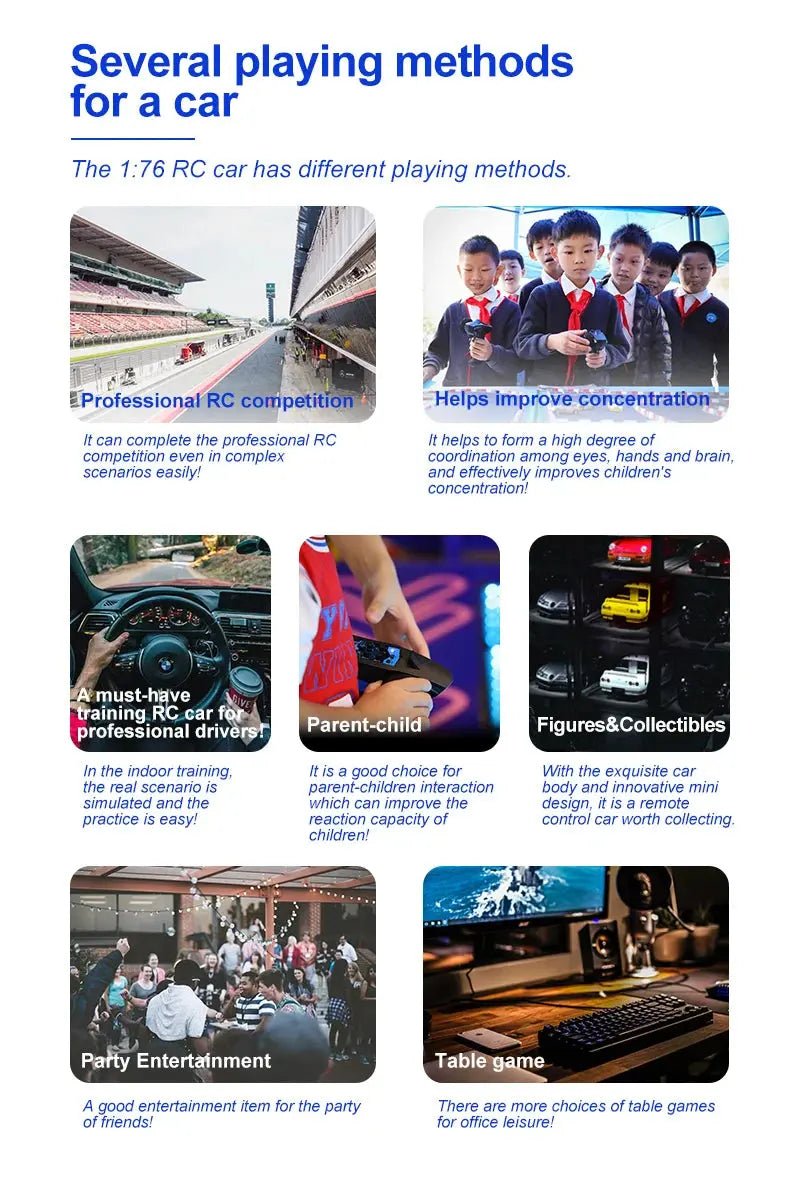 Turbo Racing 1:76 C61 C62 C63 C64 Drift Remote Control Car Upgraded Version With Gyro Full Proportional Remote Control RTR Kit - Lacatang Shop